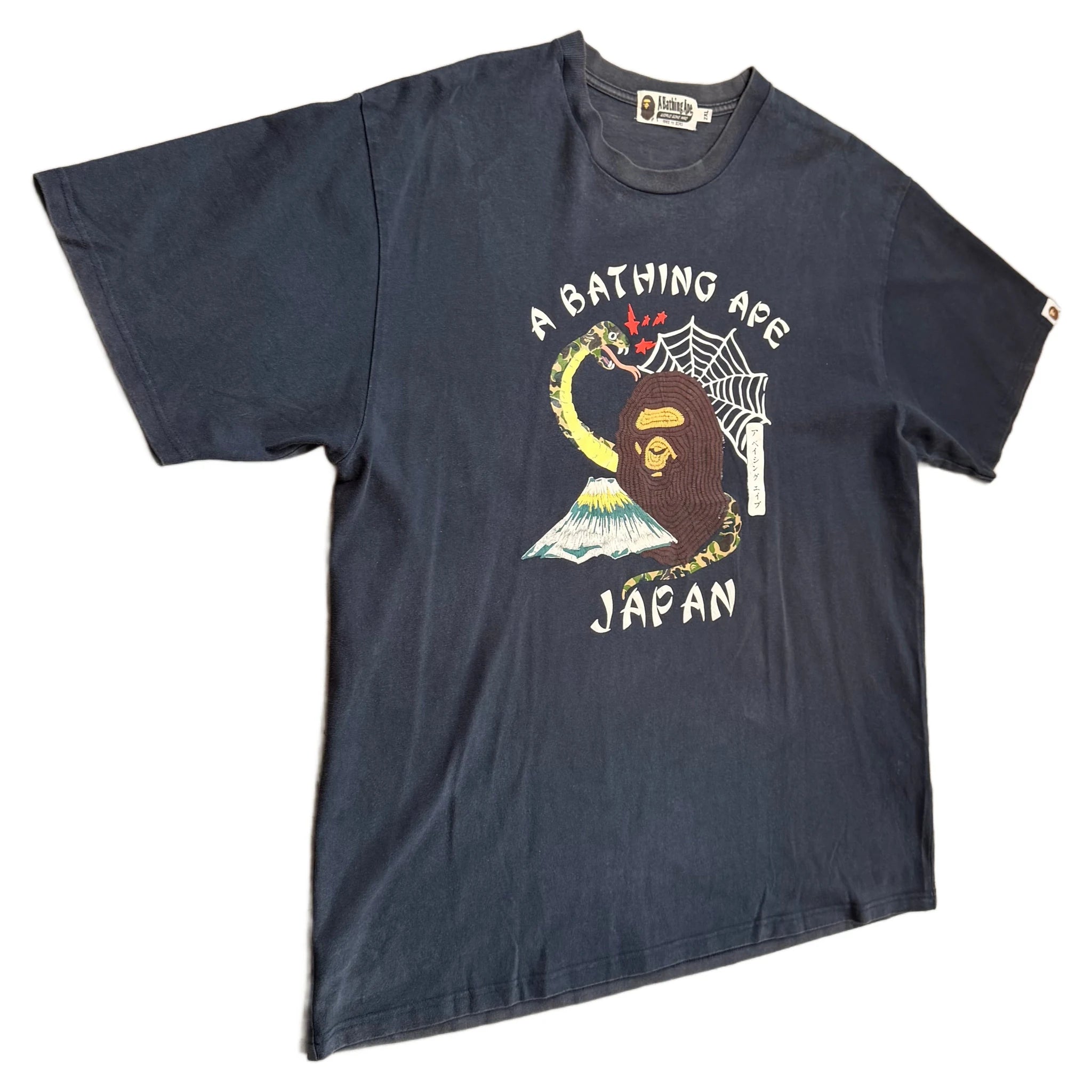 A Bathing Ape (BAPE) T-Shirt - Navy Blue - XXL