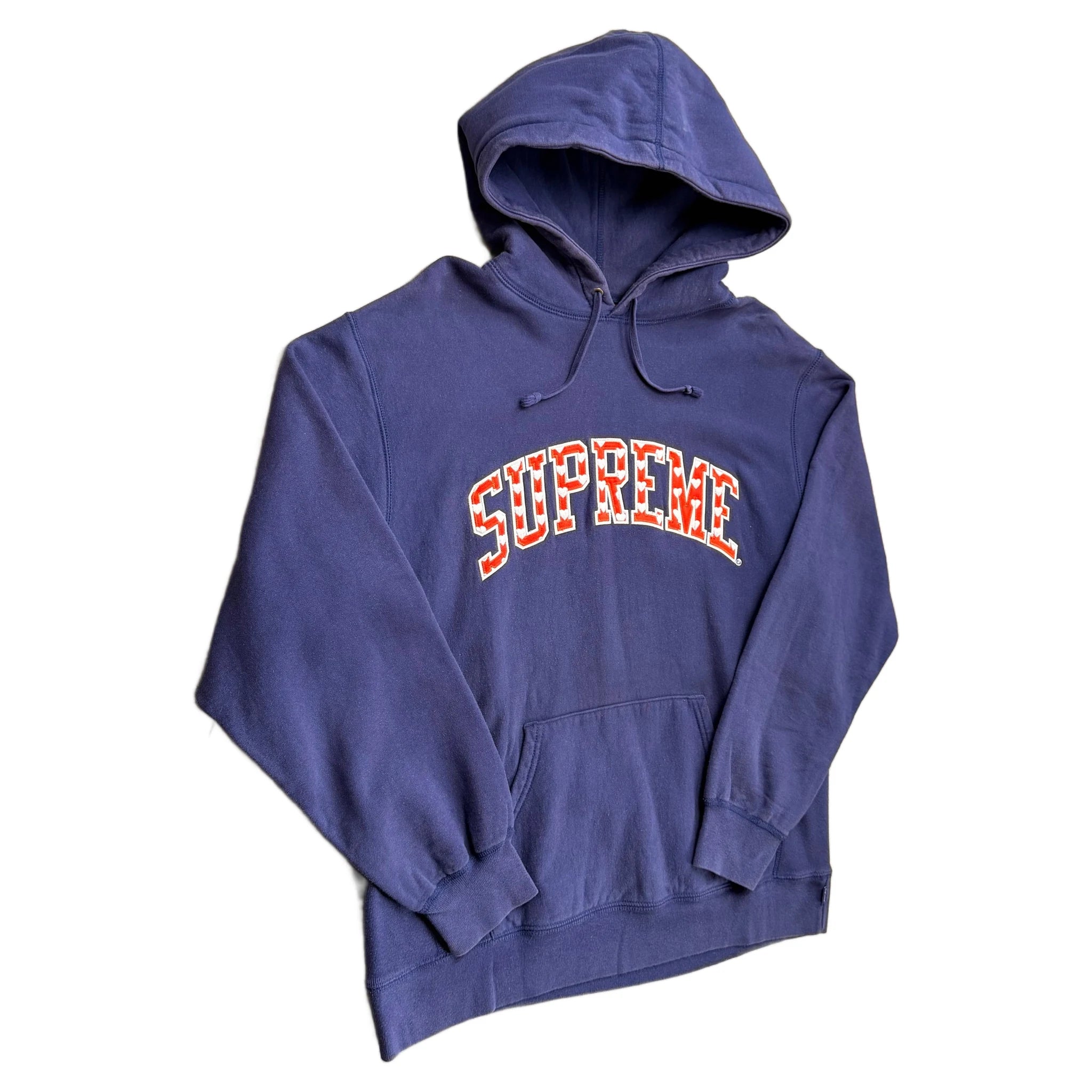 Supreme Hoodie - Navy Blue - M