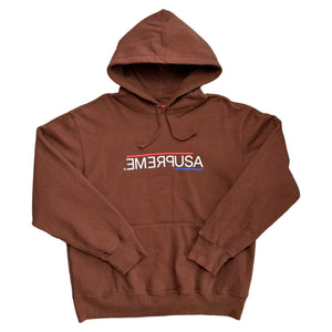 Supreme Hoodie - Brown - M