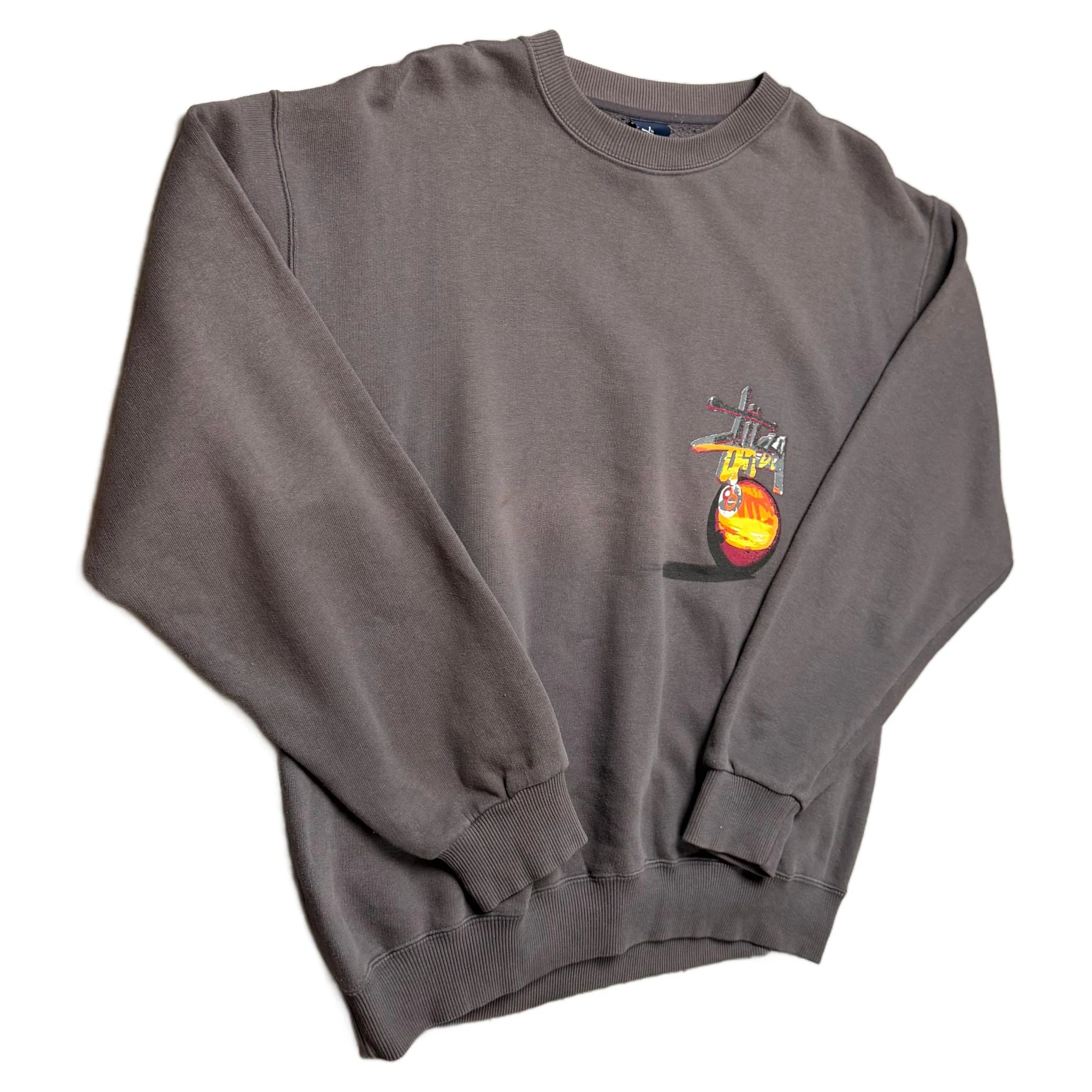 Stussy Sweatshirt - Grey - M