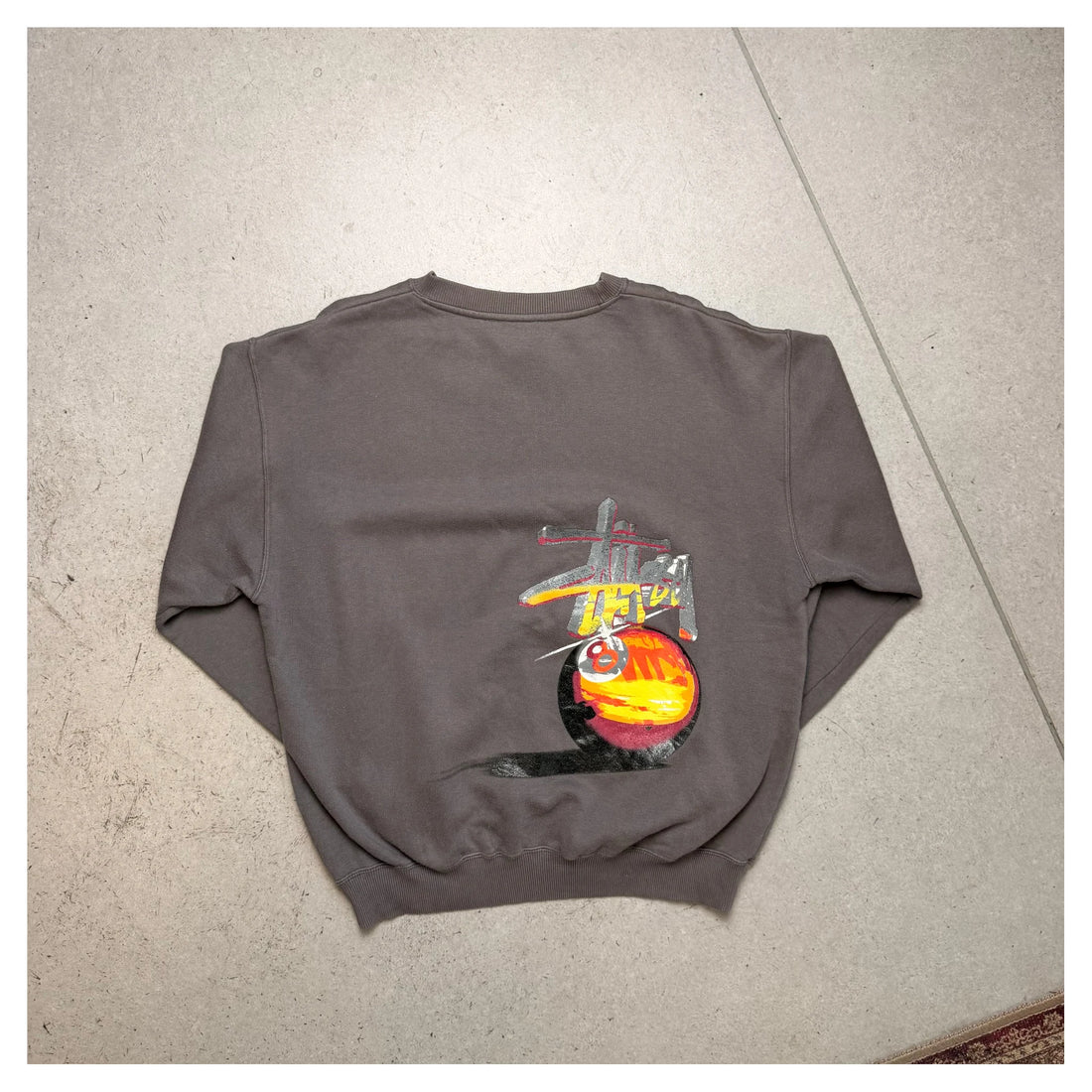 Stussy Sweatshirt - Grey - M
