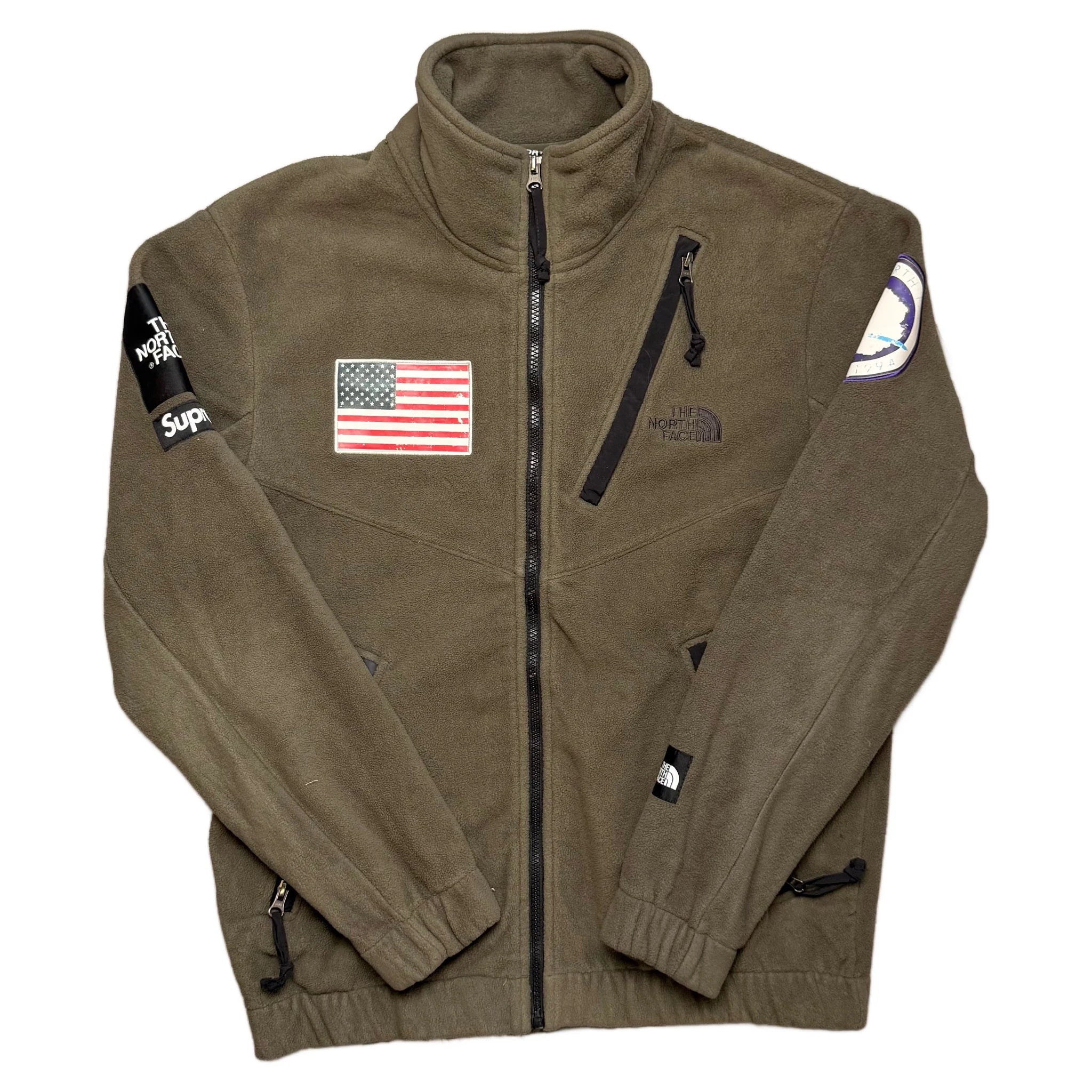 Supreme x The North Face Fleece - Green - S