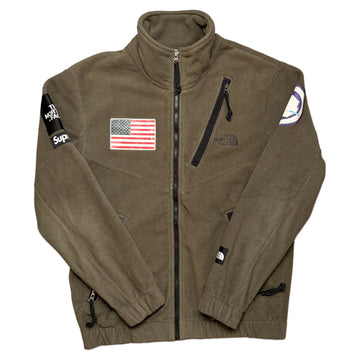 Supreme x The North Face Fleece - Green - S
