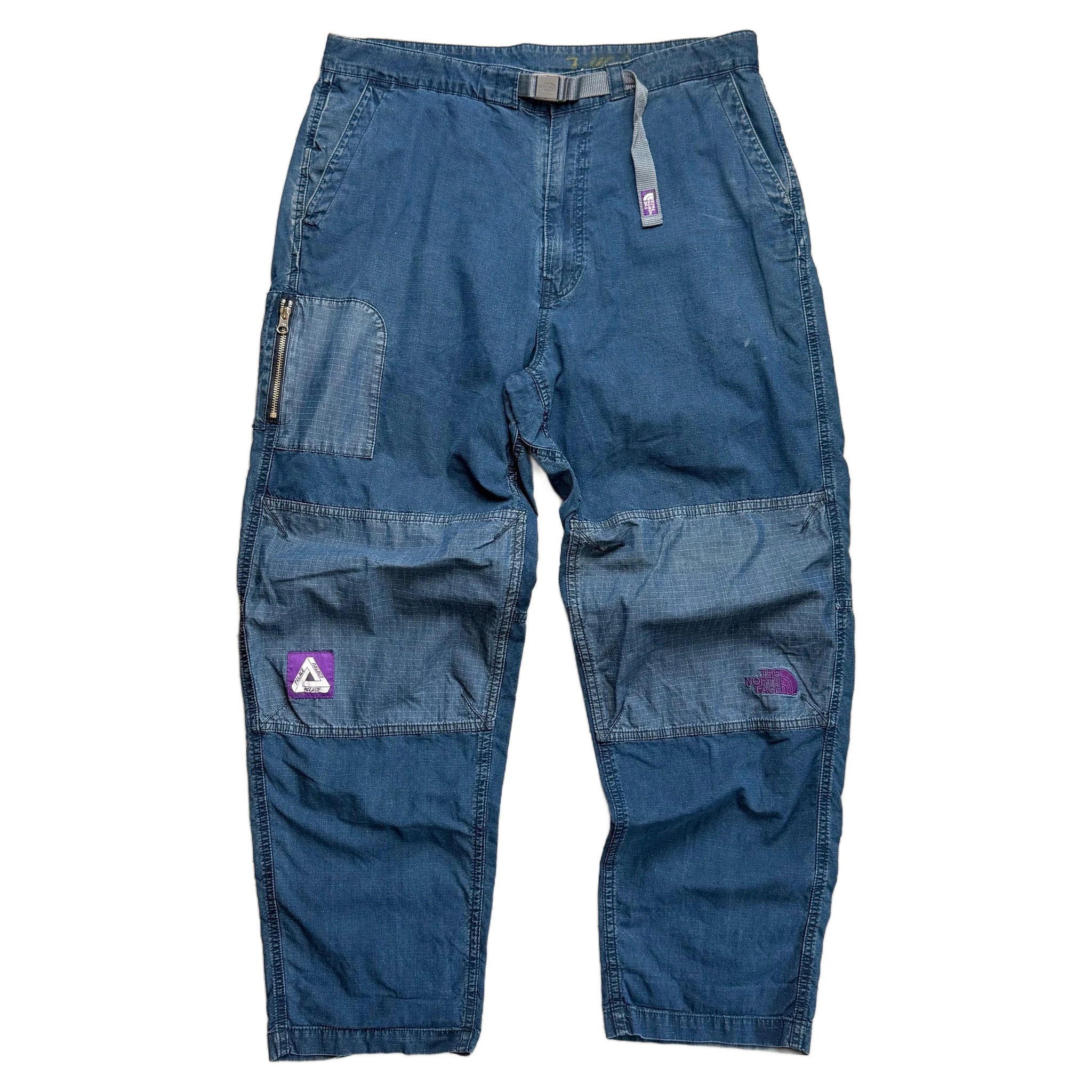 Palace x The North Face Trousers - Navy Blue - L