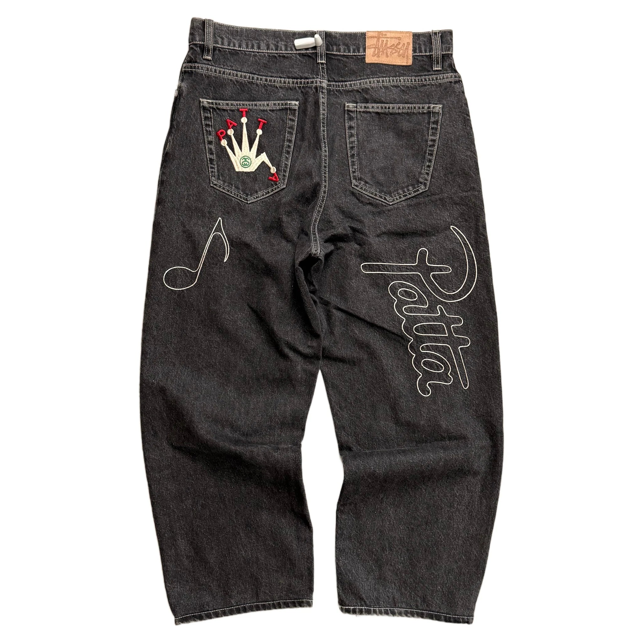 Stussy x Patta Jeans - Black - 32
