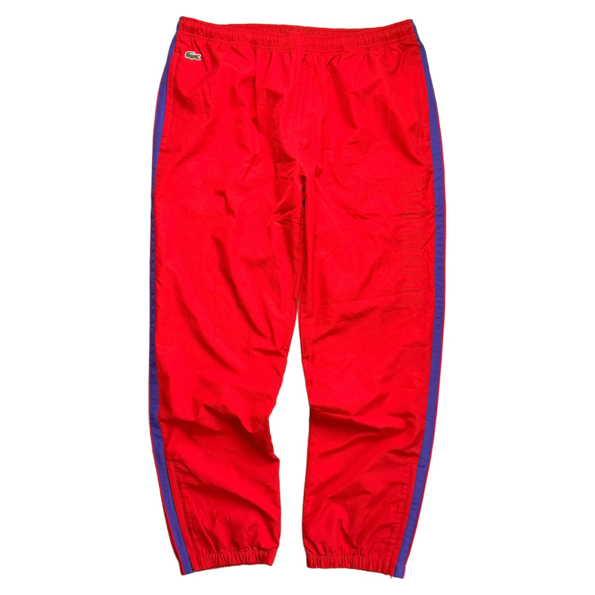 Supreme x Lacoste Joggers - Red - XL