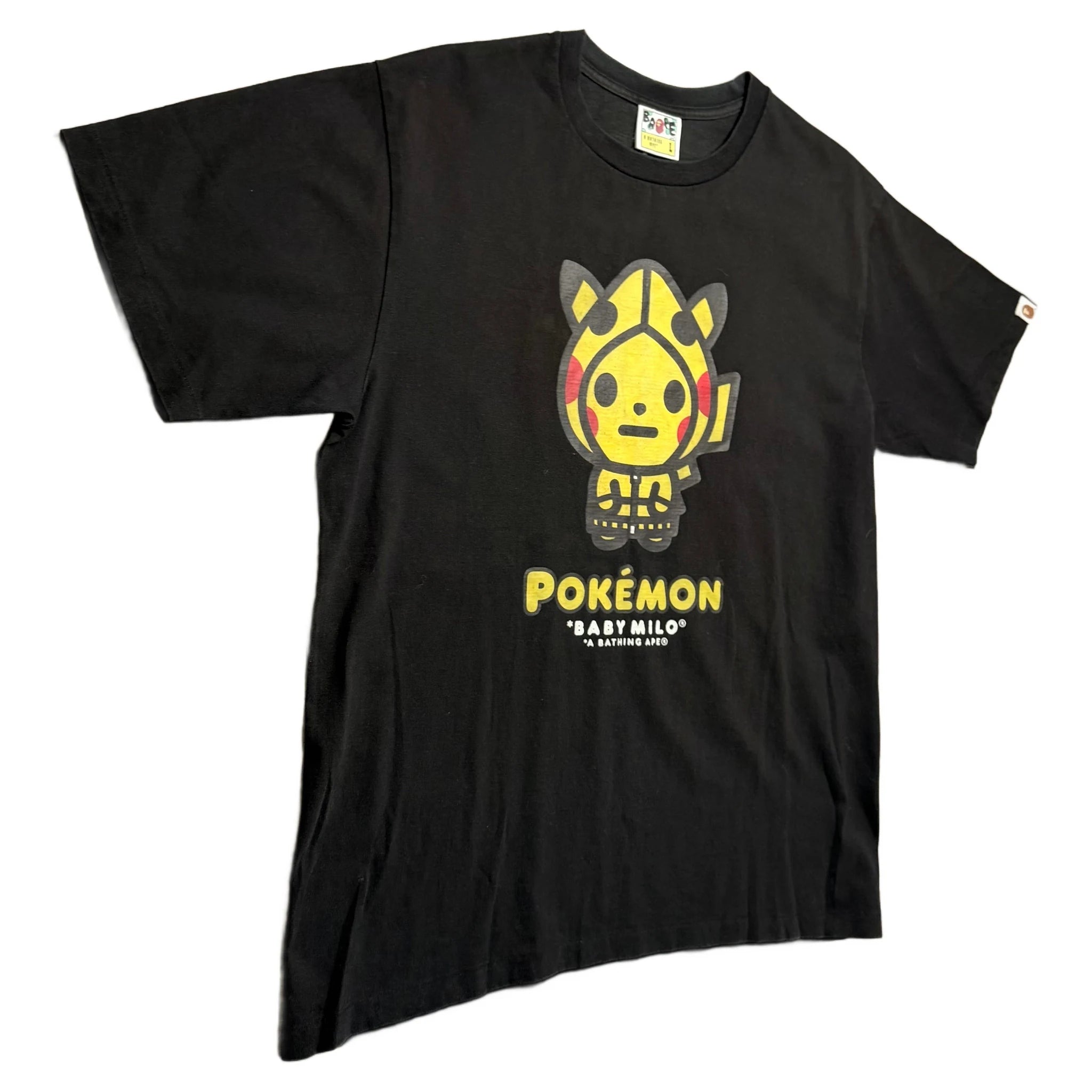 BAPE x Pokemon T-Shirt - Black - L