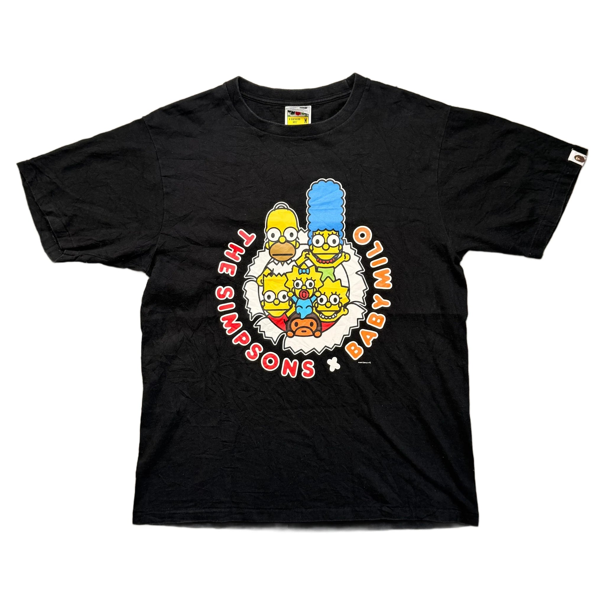 BAPE x The Simpsons T-Shirt - Black - M