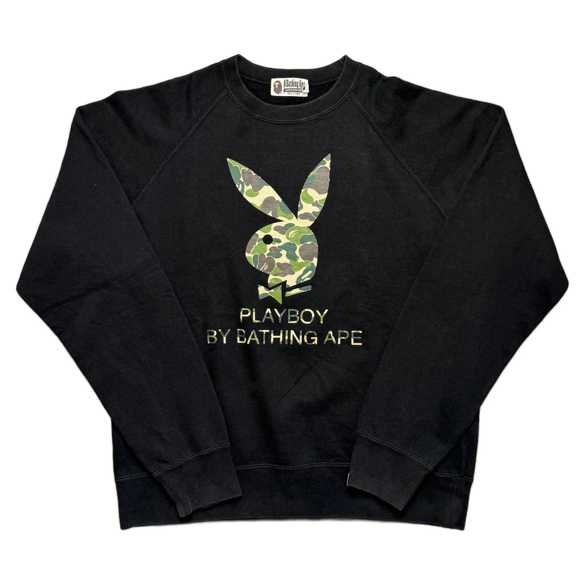 BAPE x Playboy Sweatshirt - Black - XL