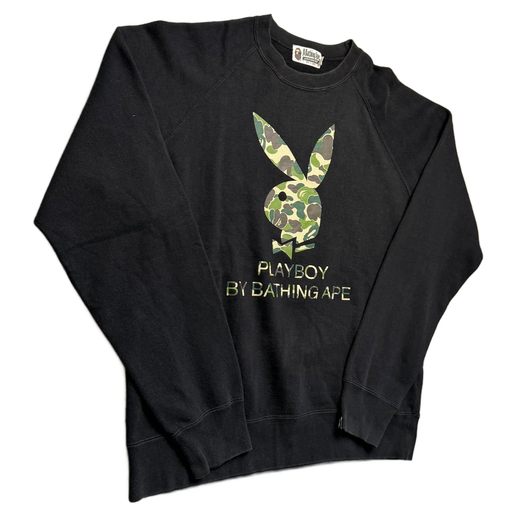 BAPE x Playboy Sweatshirt - Black - XL