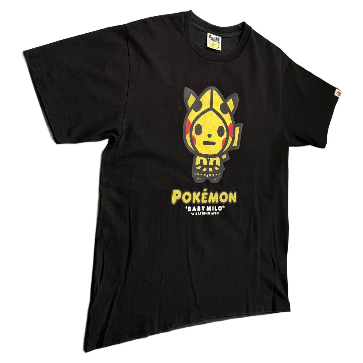 BAPE x Pokemon T-Shirt - Black - L