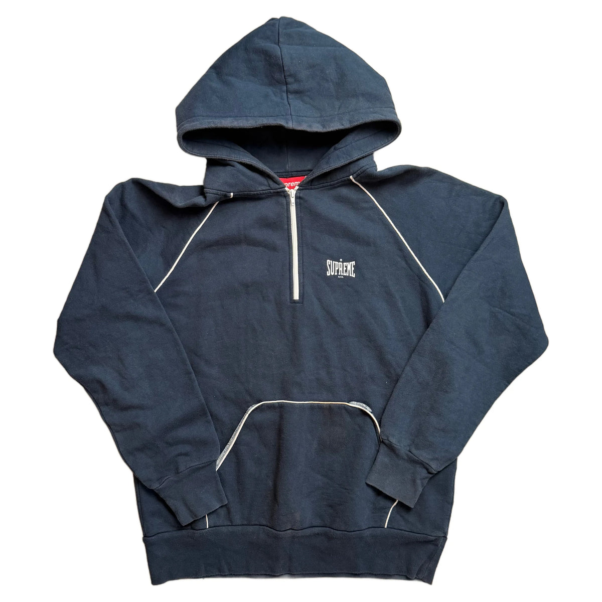 Supreme Hoodie - Navy Blue - M