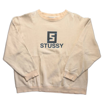 Stussy Sweatshirt - Cream - L