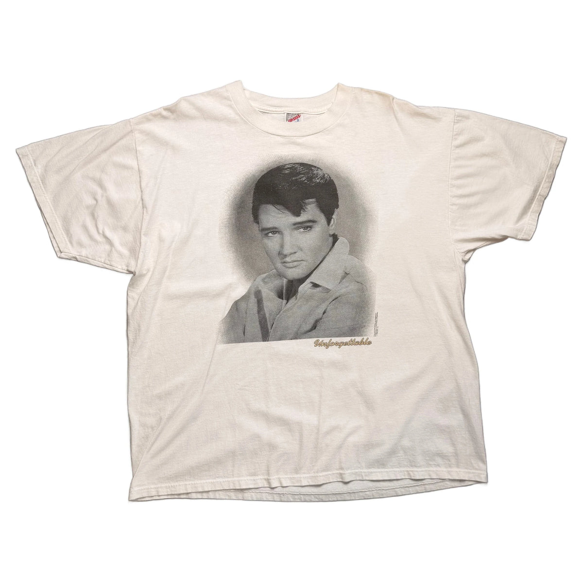 Vintage 1994 Elvis Presley T-Shirt - White - XXL
