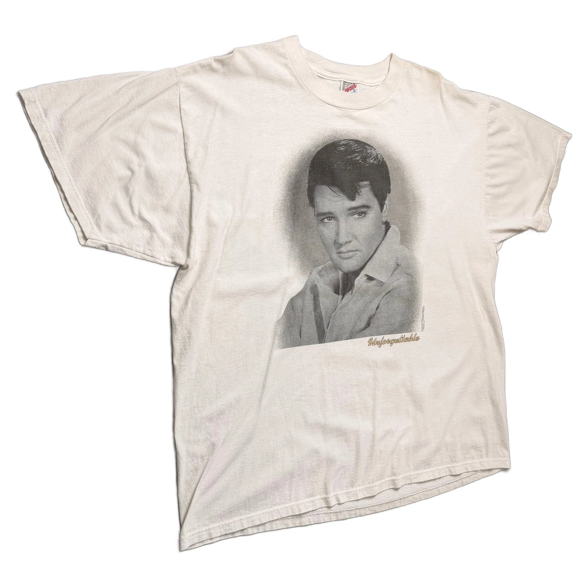 Vintage 1994 Elvis Presley T-Shirt - White - XXL