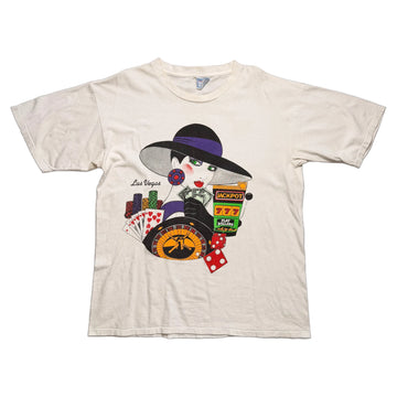 Vintage Las Vegas T-Shirt - White - XL