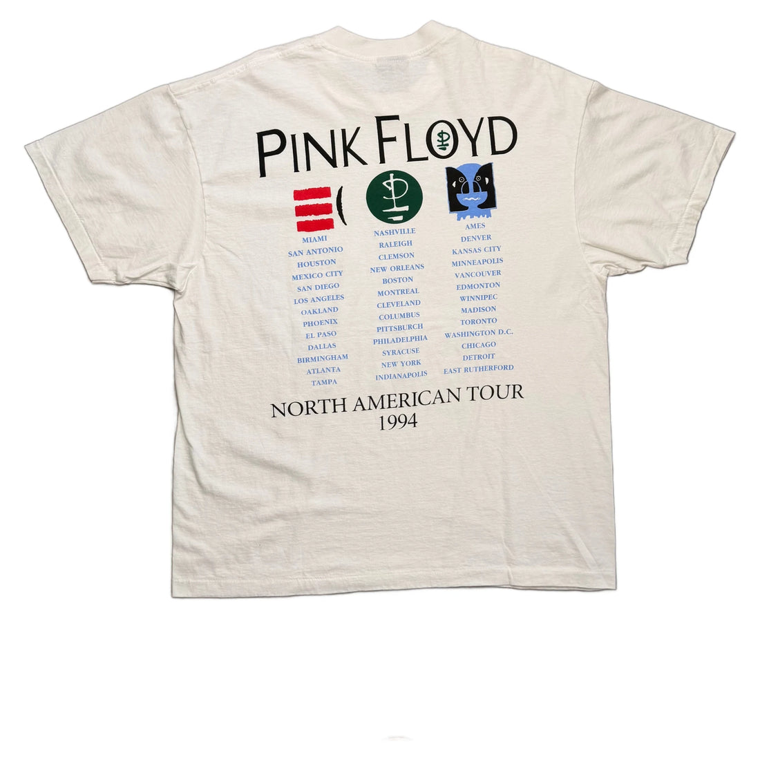 Vintage 1994 Pink Floyd T-Shirt - White - XL