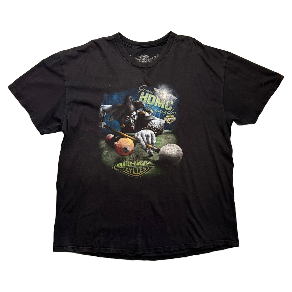 Vintage 2014 Harley Davidson T-Shirt - Black - XXL