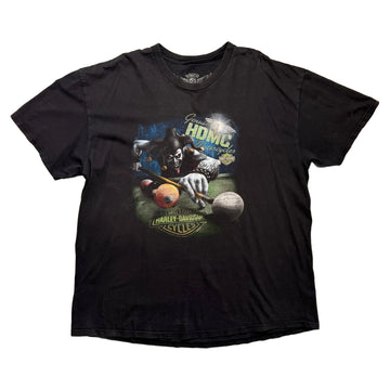 Vintage 2014 Harley Davidson T-Shirt - Black - XXL