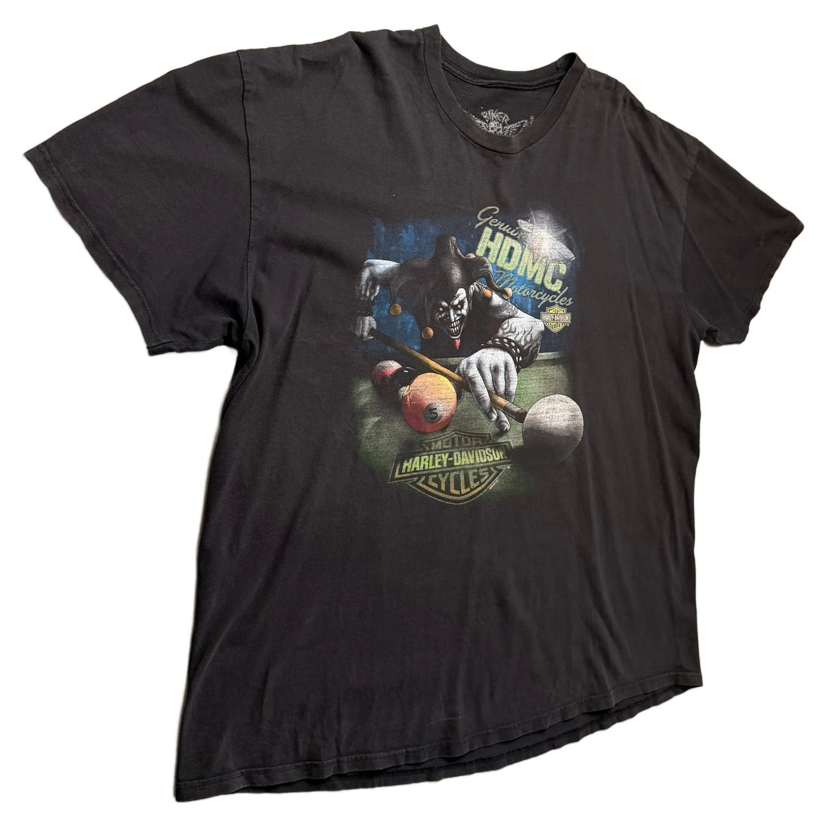 Vintage 2014 Harley Davidson T-Shirt - Black - XXL