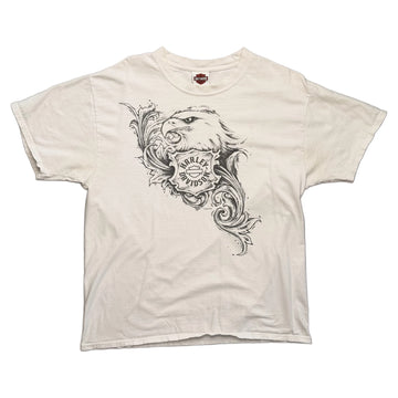 Vintage 2012 Harley Davidson T-Shirt - White - M