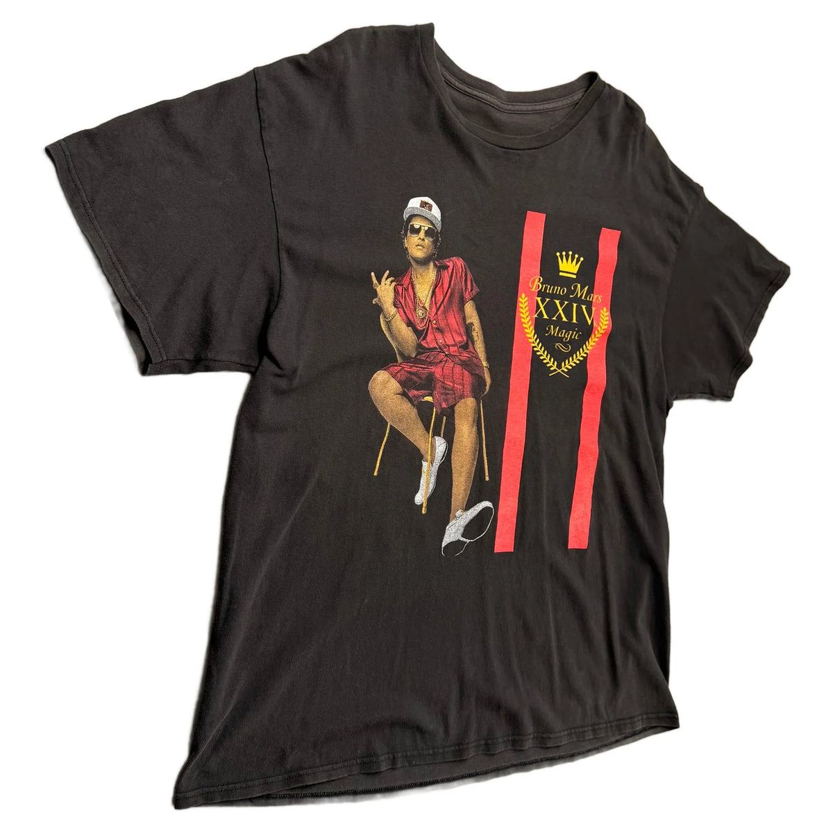Vintage Bruno Mars T-Shirt - Black - L
