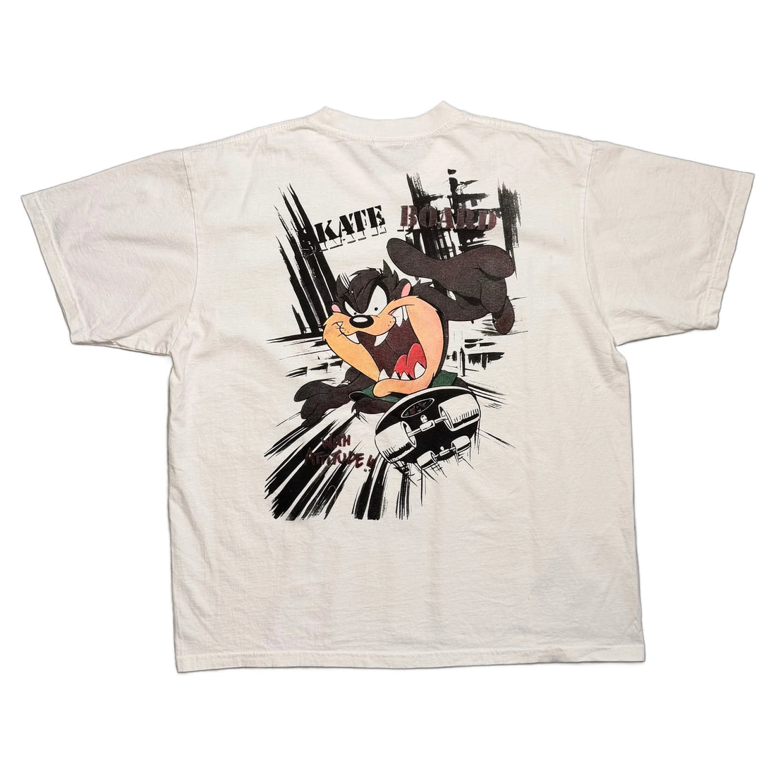 Vintage 1995 Looney Tunes T-Shirt - White - XL