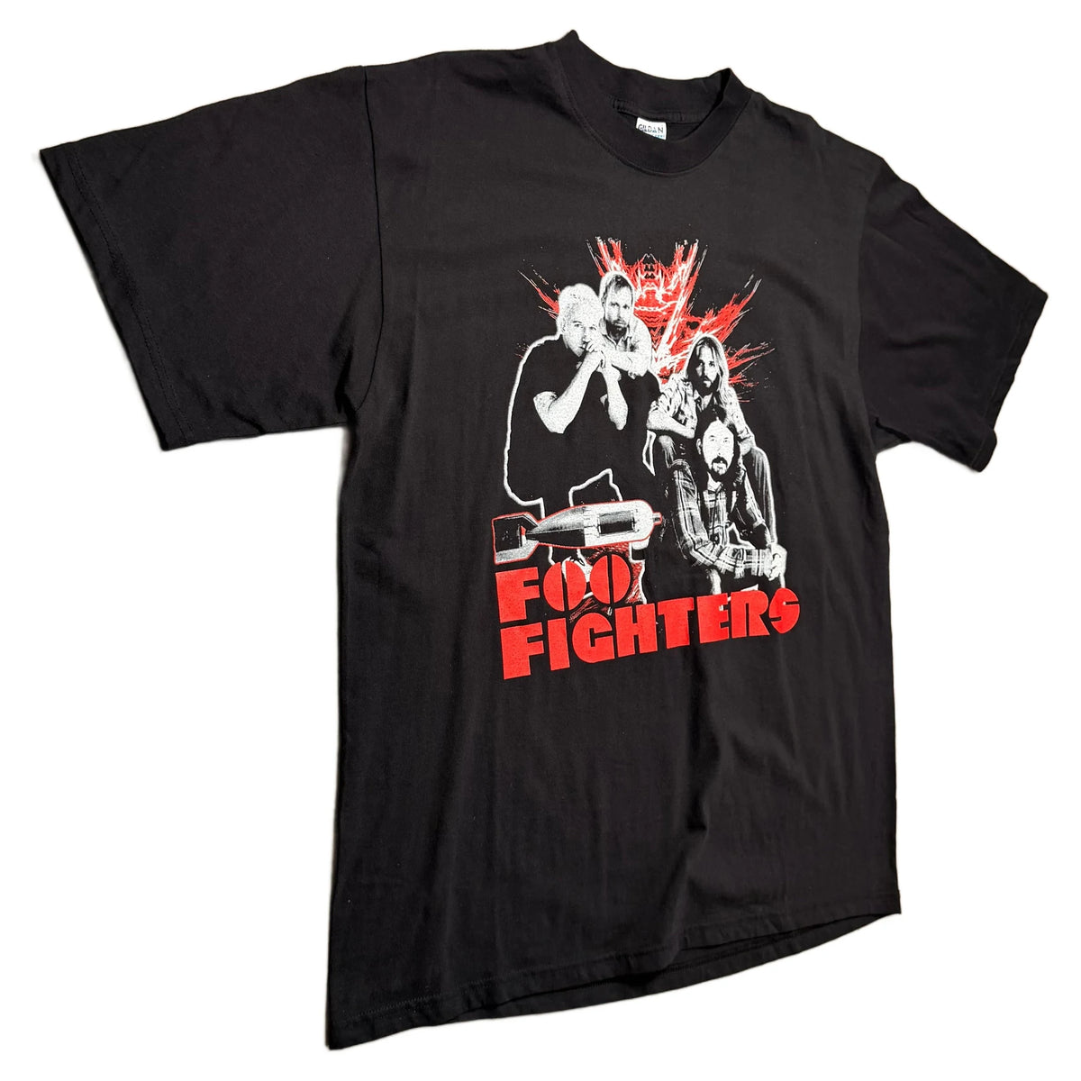 Vintage 2008 Foo Fighters T-Shirt - Black - L