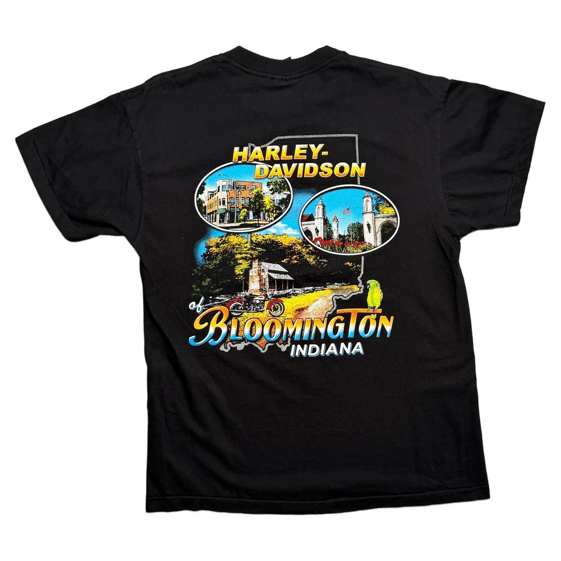 Vintage 2001 Harley Davidson T-Shirt - Black - L