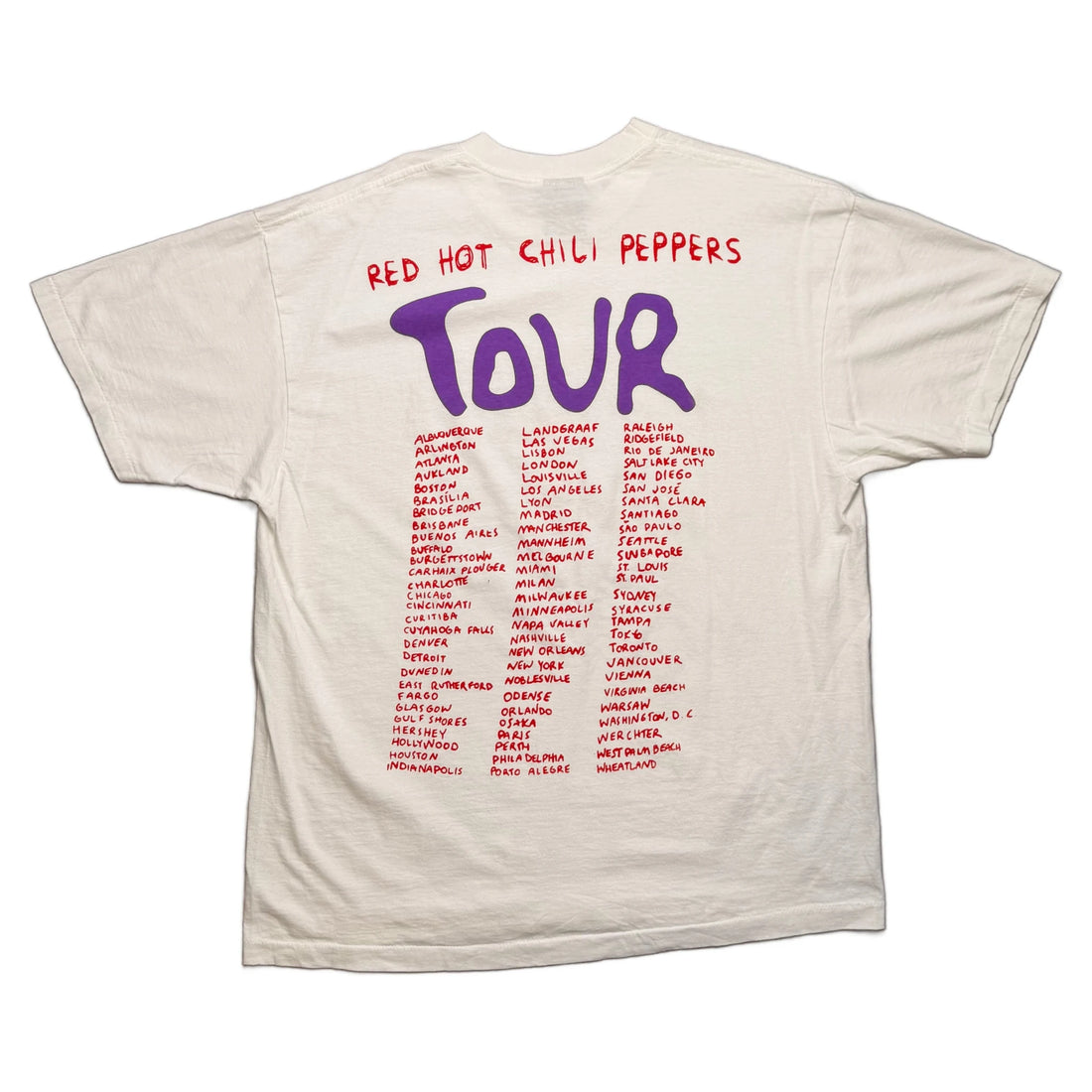 Vintage Red Hot Chili Peppers T-Shirt - White - XL