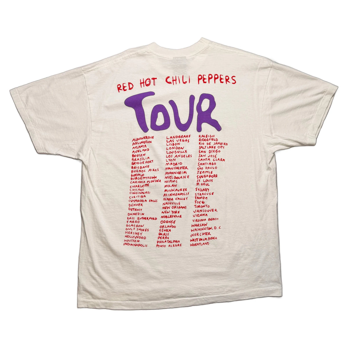 Vintage Red Hot Chili Peppers T-Shirt - White - XL