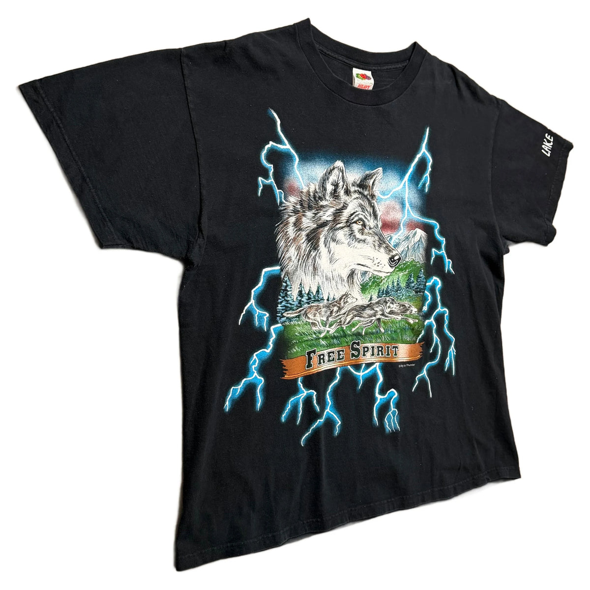 Vintage USA Thunder T-Shirt - Black - XL