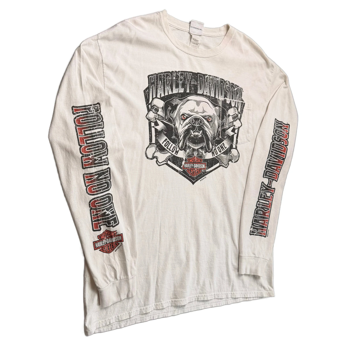 Vintage 2014 Harley Davidson T-Shirt - White - XL