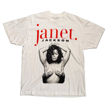Vintage Janet Jackson T-Shirt - White - L