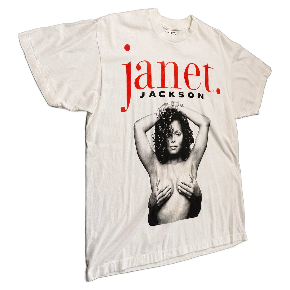 Vintage Janet Jackson T-Shirt - White - L