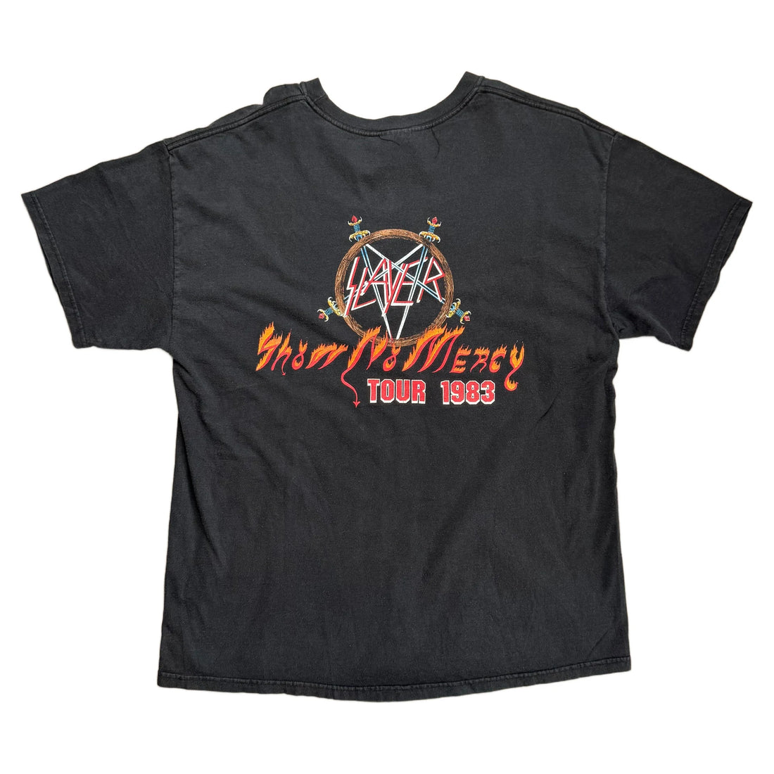 Vintage Slayer T-Shirt - Black - XL