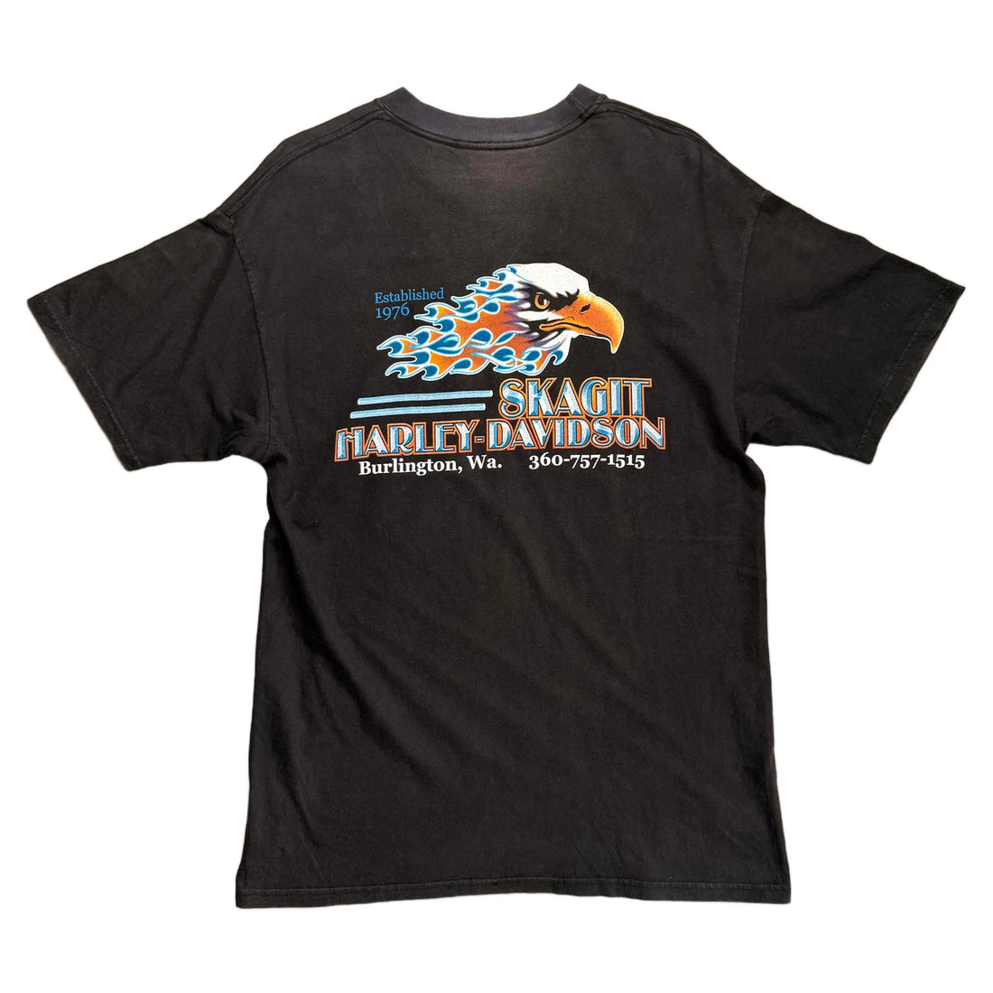 Vintage 2002 Harley Davidson T-Shirt - Black - XL