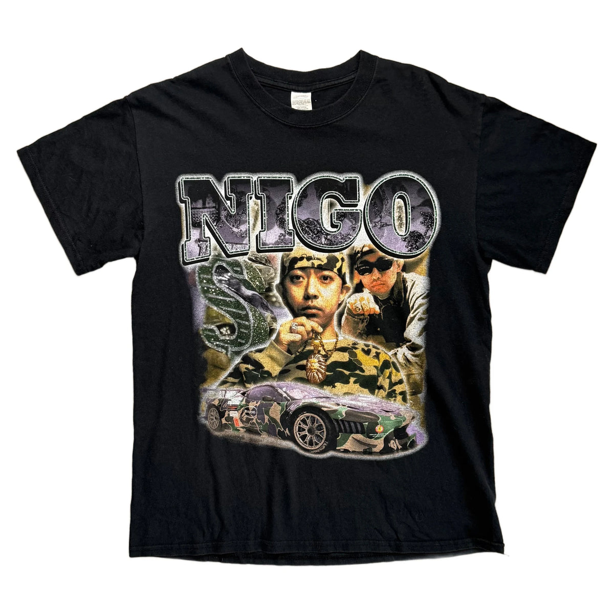 Vintage Nigo T-Shirt - Black - M