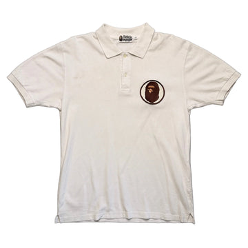 A Bathing Ape (BAPE) Polo - White - L