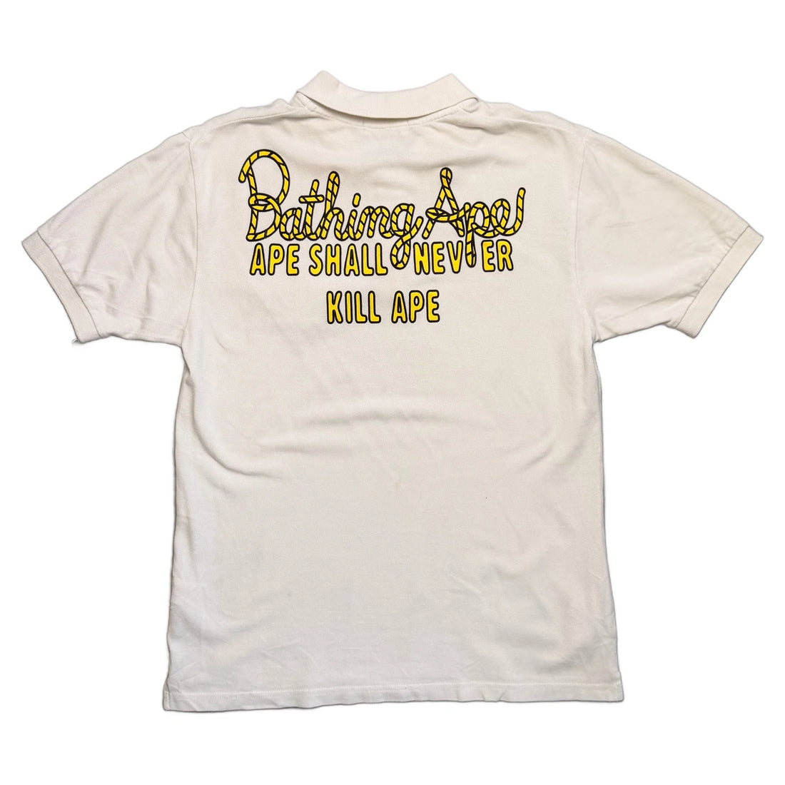 A Bathing Ape (BAPE) Polo - White - L