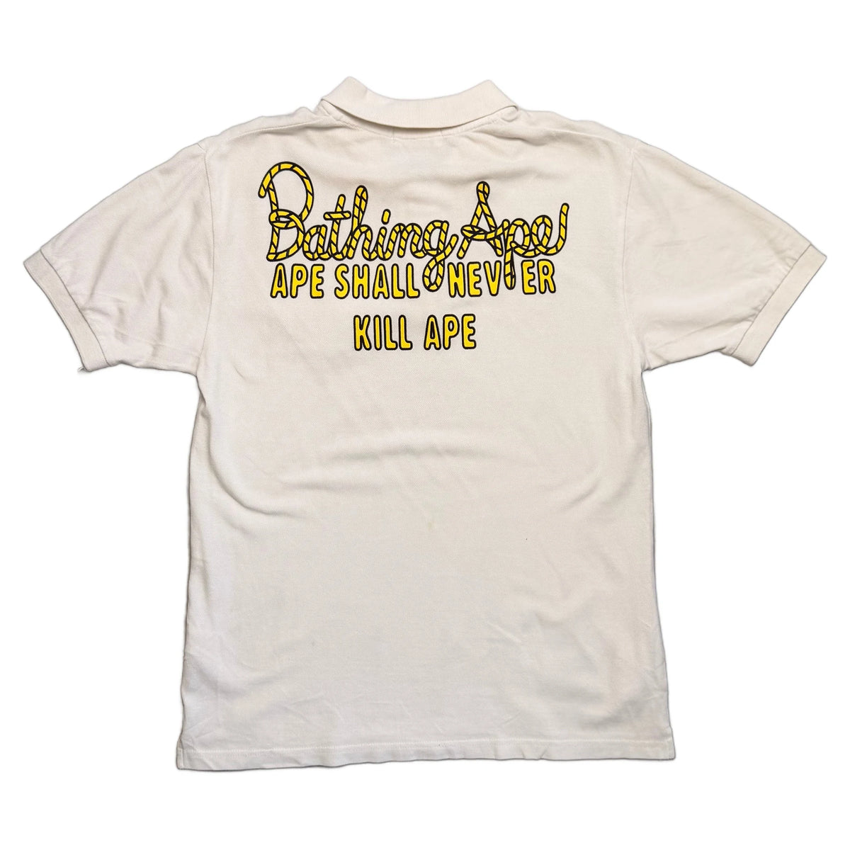 A Bathing Ape (BAPE) Polo - White - L