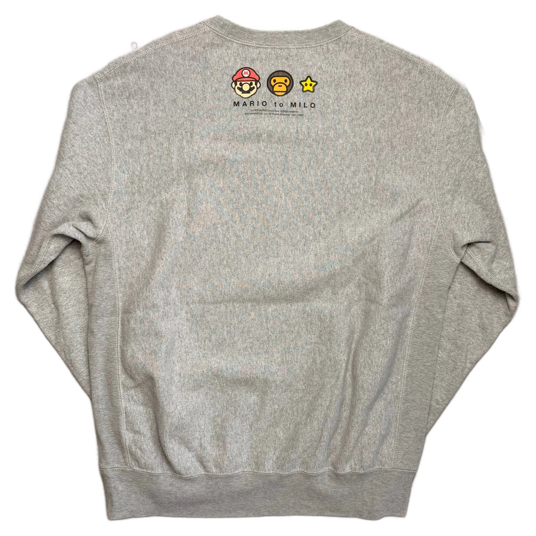 BAPE x Mario Sweatshirt - Grey - M