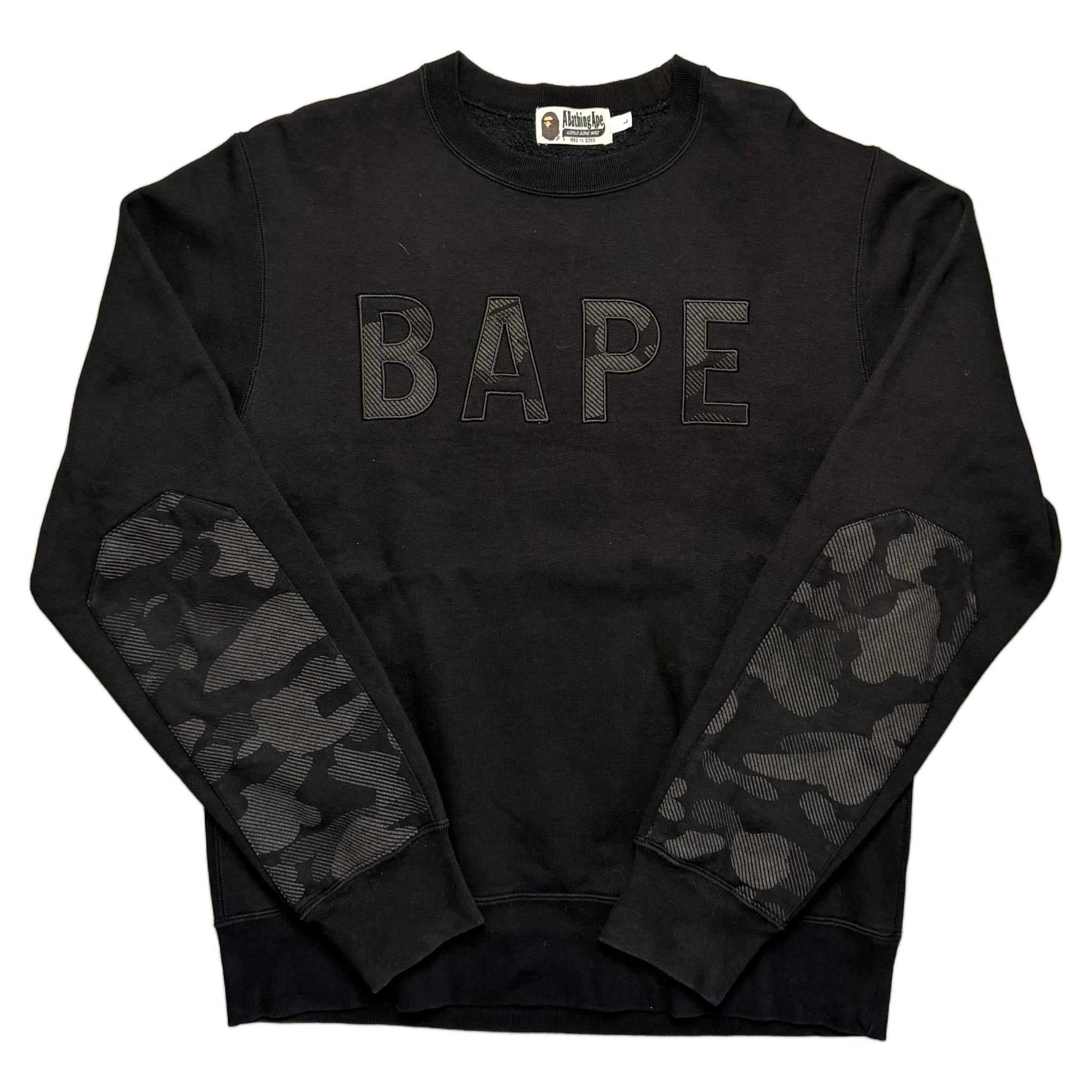 A Bathing Ape (BAPE) Sweatshirt - Black - L