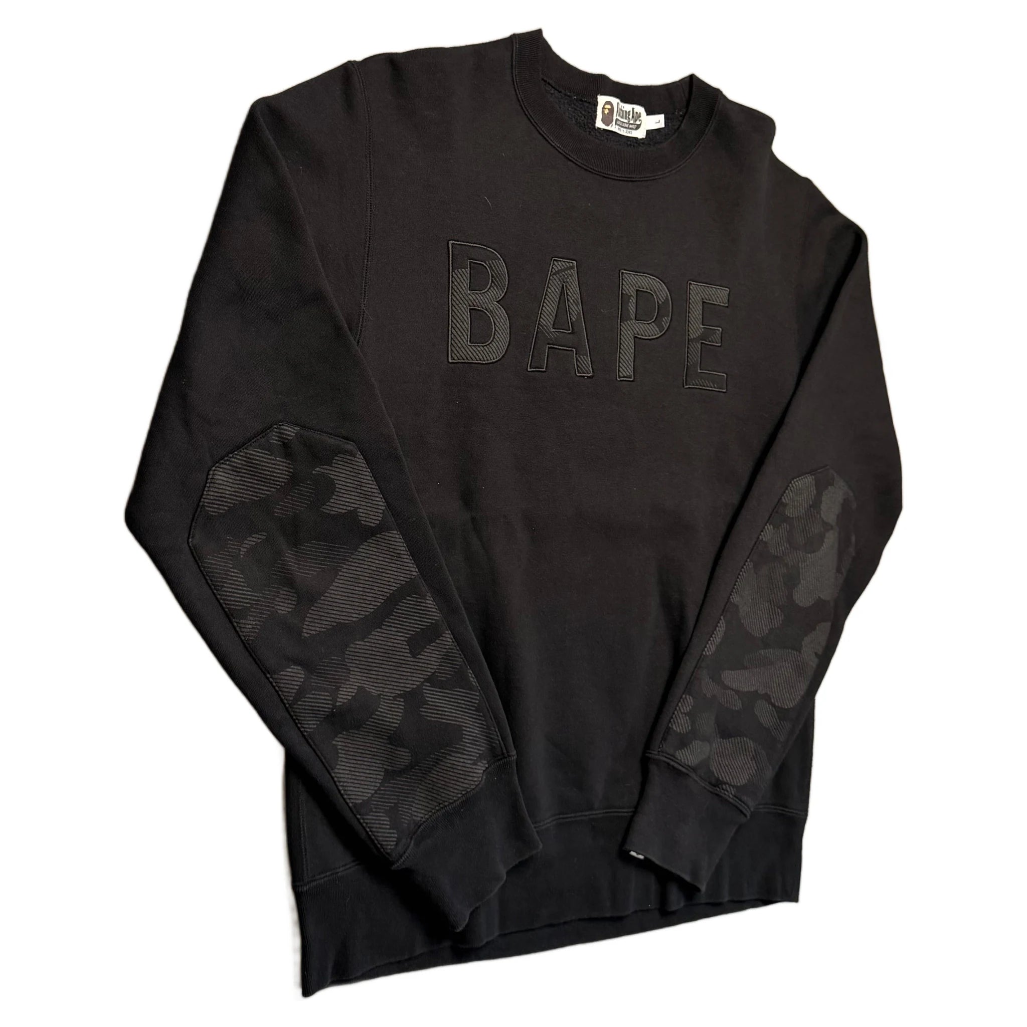 A Bathing Ape (BAPE) Sweatshirt - Black - L