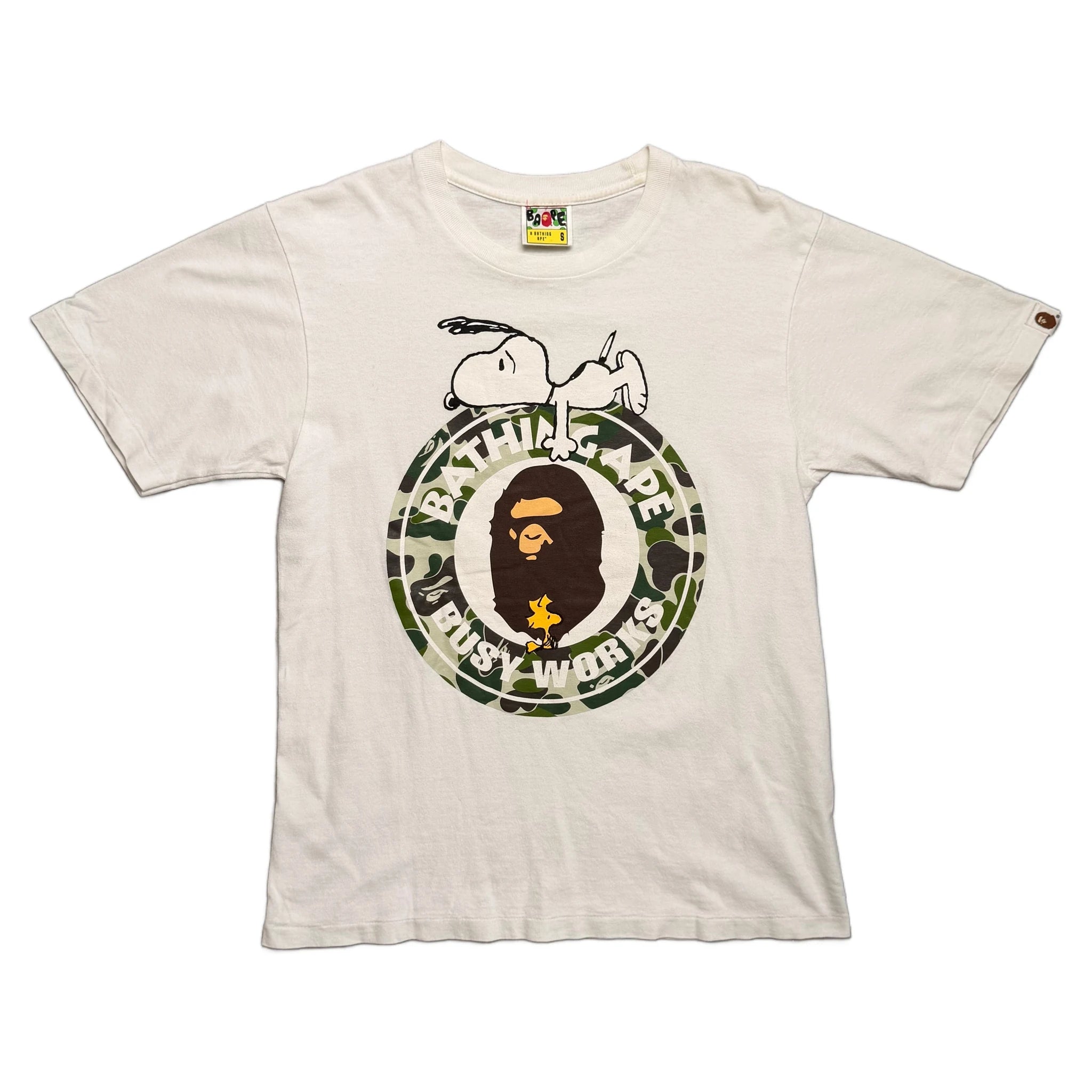 BAPE x Snoopy T-Shirt - White - S