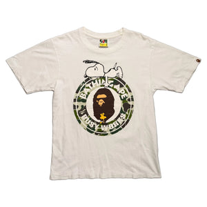 BAPE x Snoopy T-Shirt - White - S