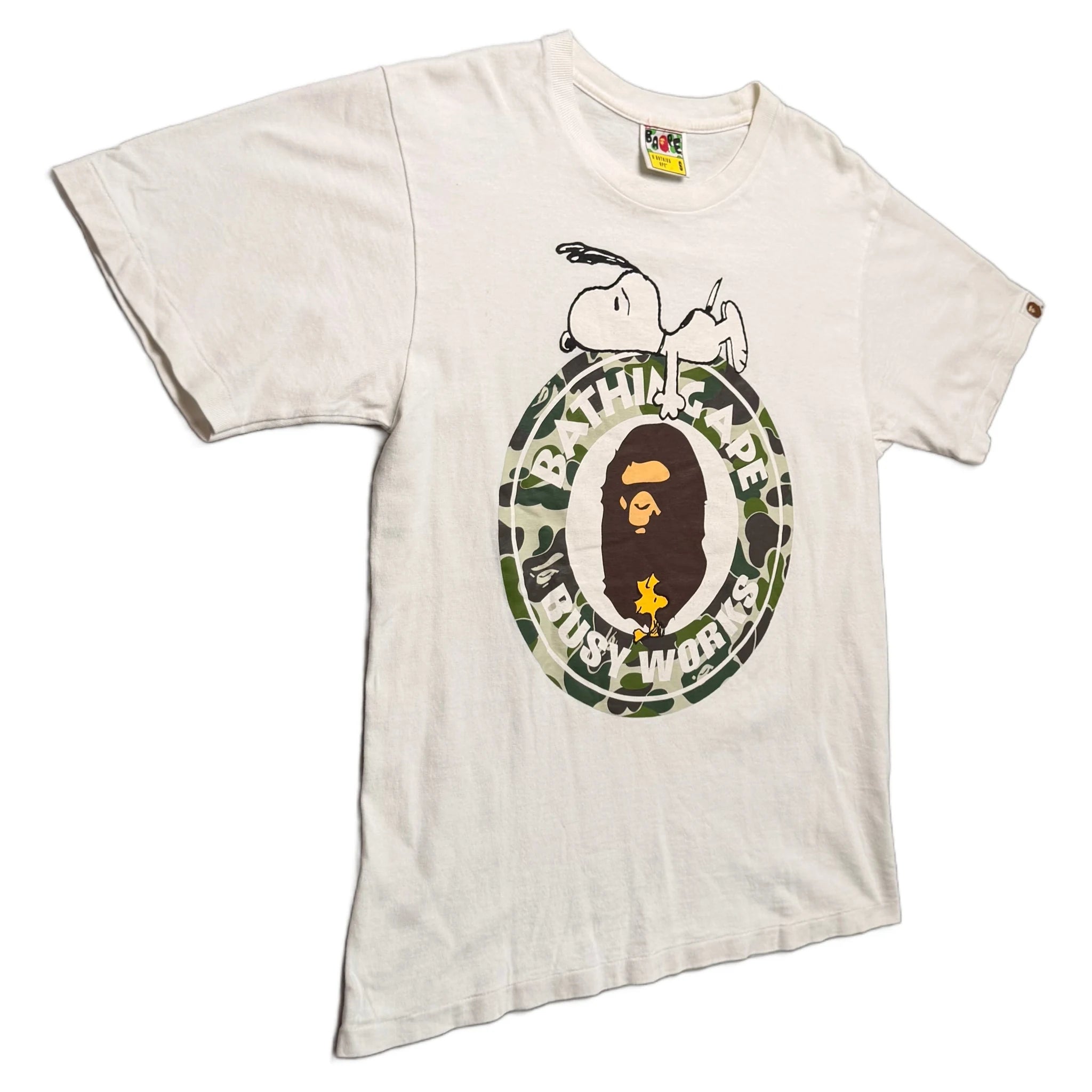 BAPE x Snoopy T-Shirt - White - S