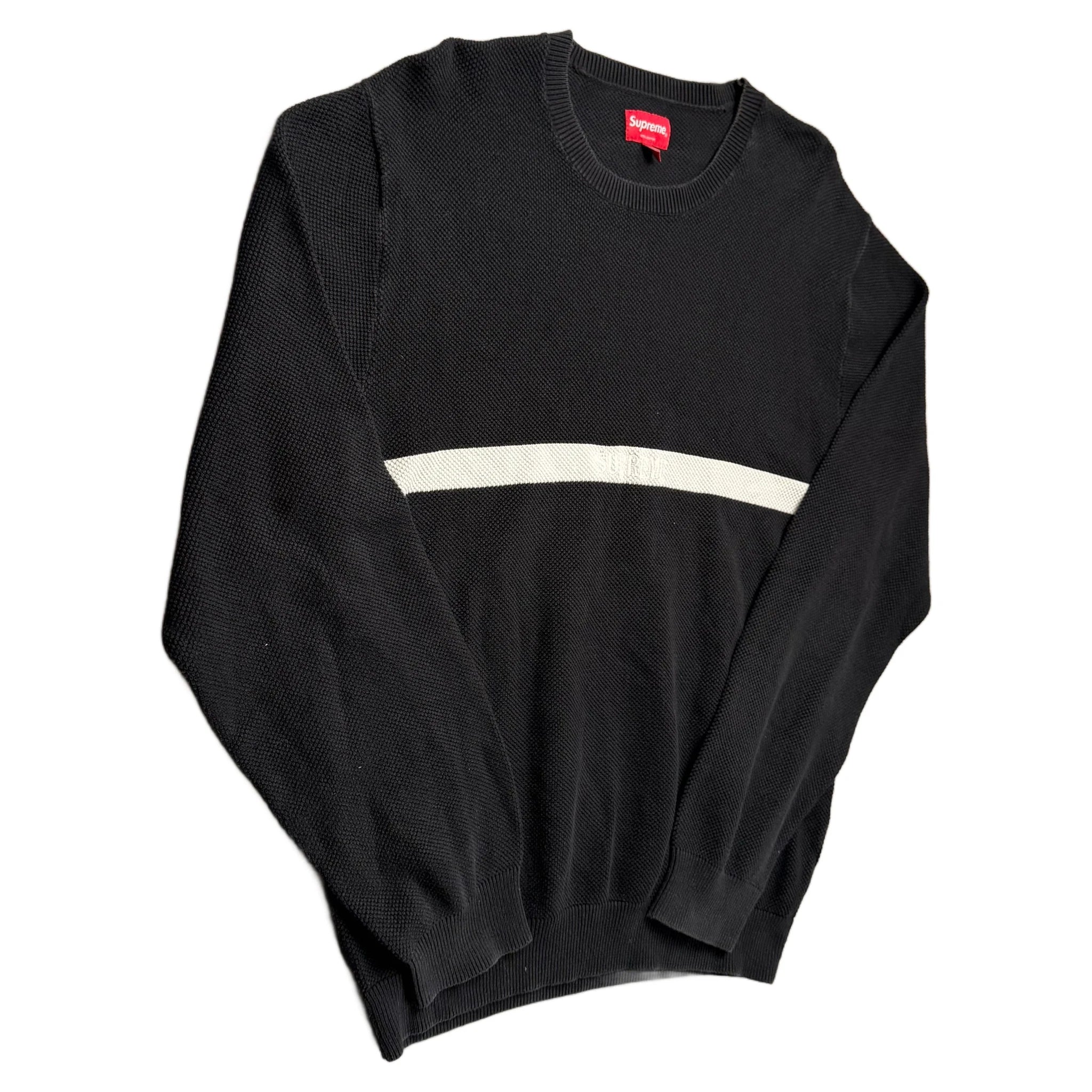 Supreme Knitted Sweatshirt - Black - L