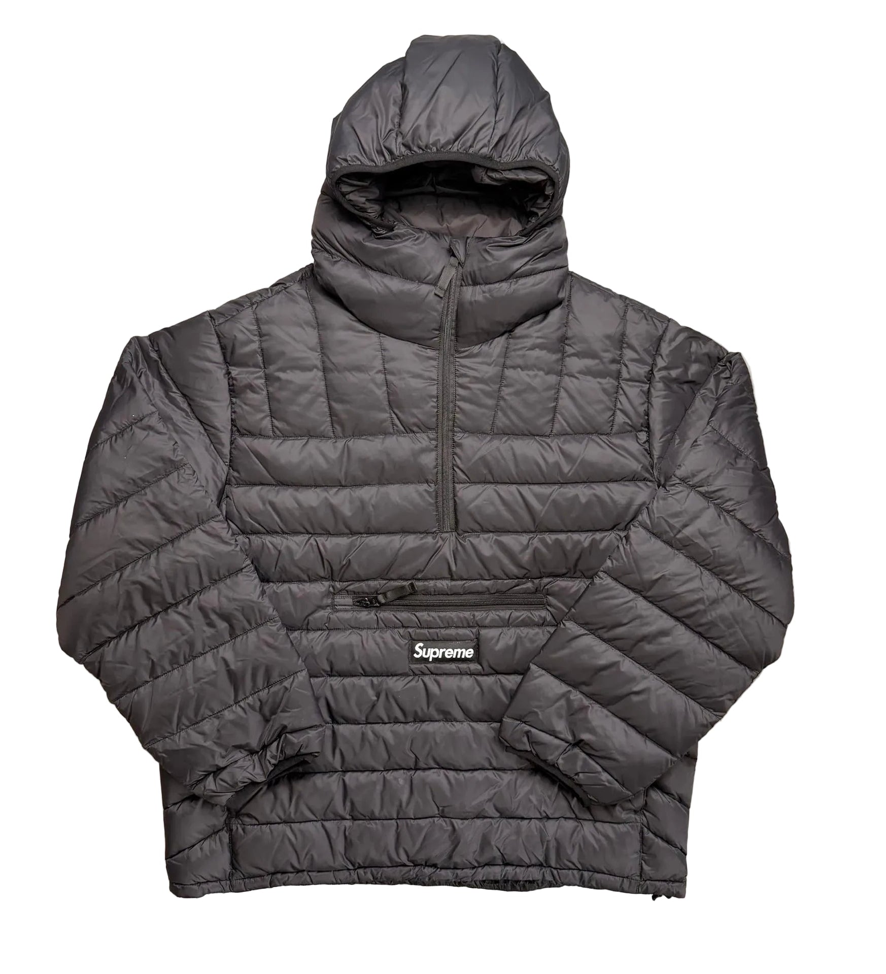 Supreme Puffer Coat - Black - XL