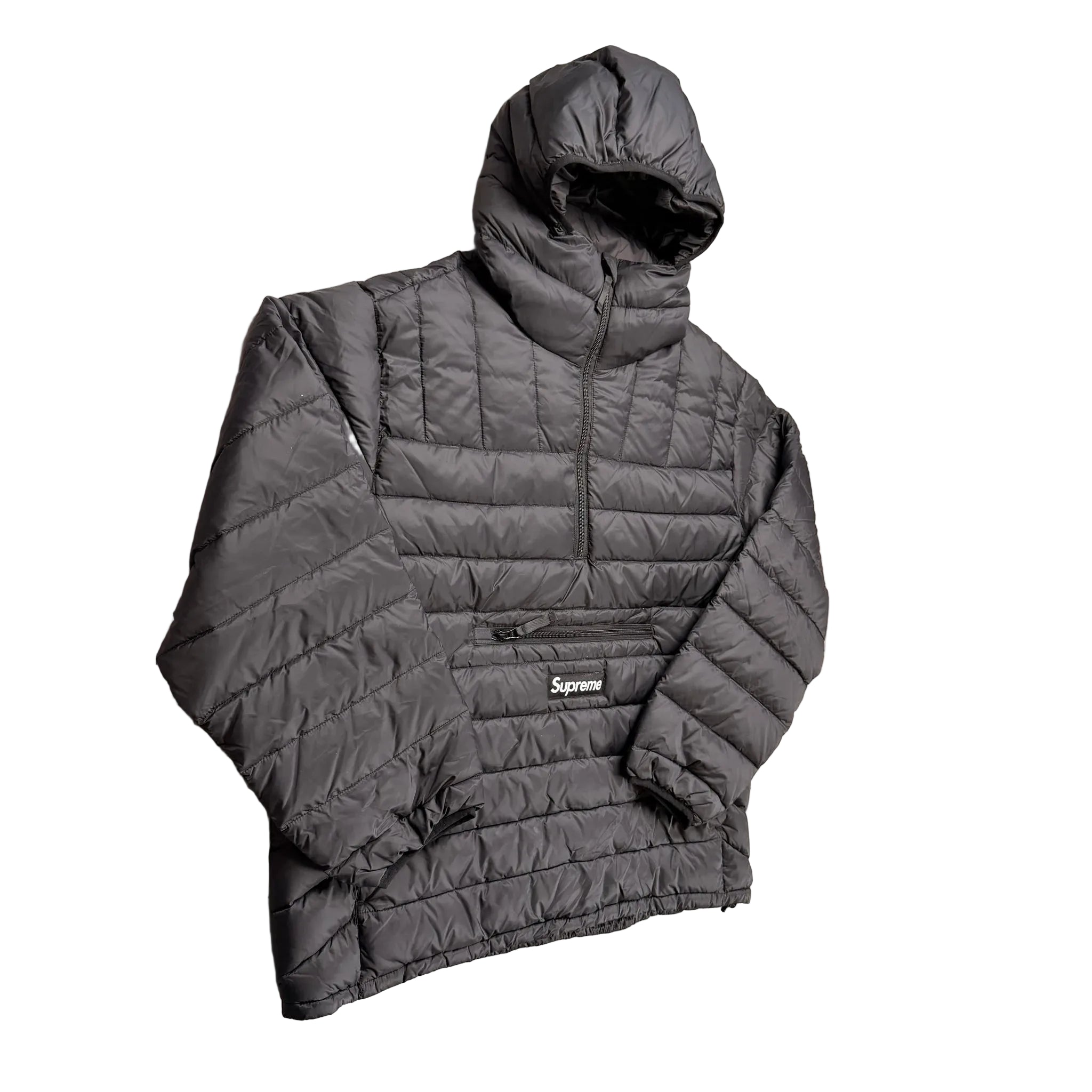 Supreme Puffer Coat - Black - XL